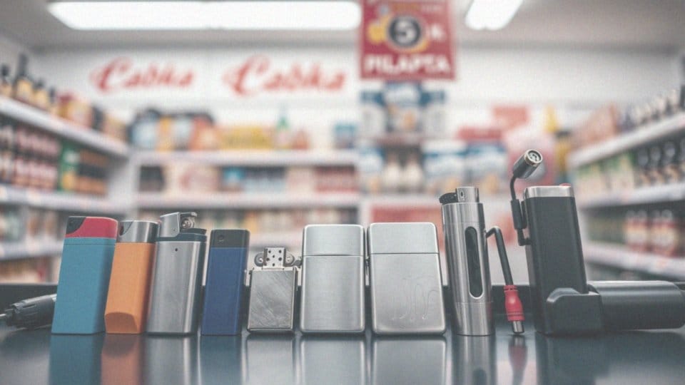 Czym różnią się różne typy zapalniczek dostępnych w Żabce?