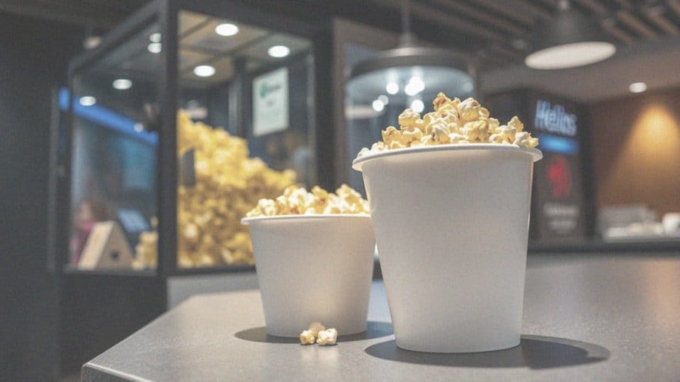 Ile kosztuje popcorn z dodatkowymi smakami w kinach Helios?