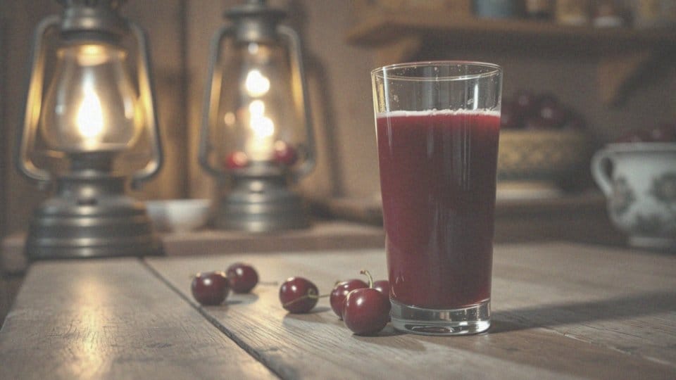 Jak sok z wiśni pomaga w problemach z zasypianiem?