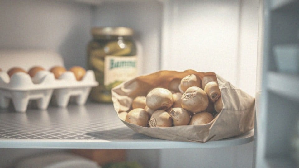 Jak bezpiecznie przechowywać pieczarki w lodówce?