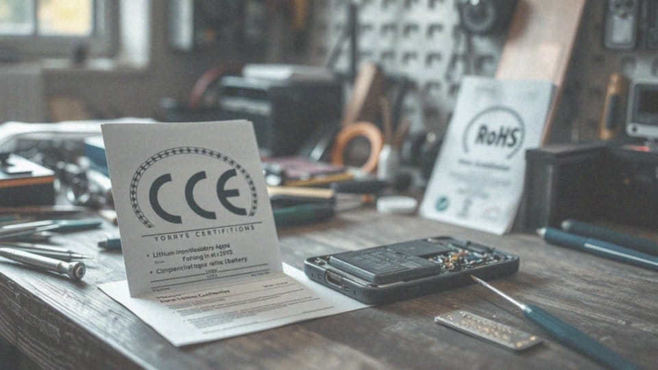 Jakie certyfikaty bezpieczeństwa powinny mieć zamienniki baterii?
