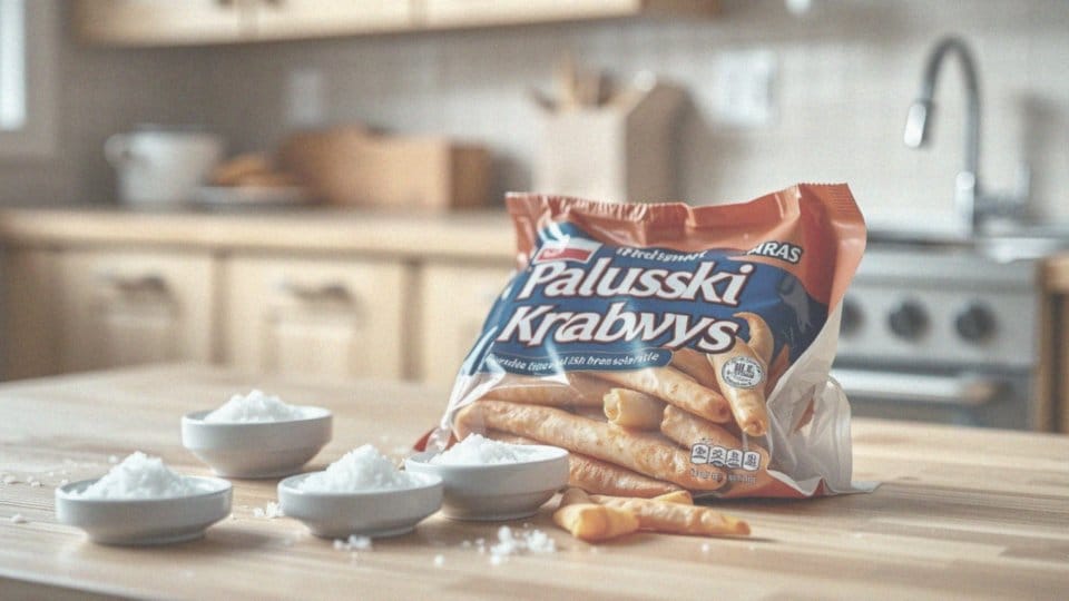 Jakie przyprawy są obecne w paluszkach krabowych?