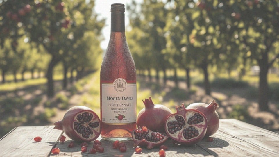 Jakie są zalety podawania Mogen David Pomegranate schłodzonego?
