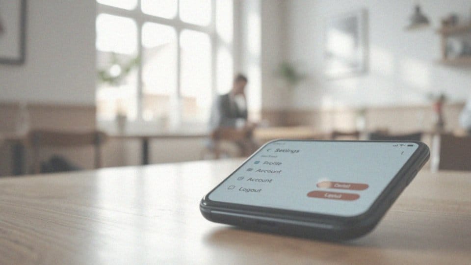 Jak wylogować się z aplikacji mobilnej na Androidzie?