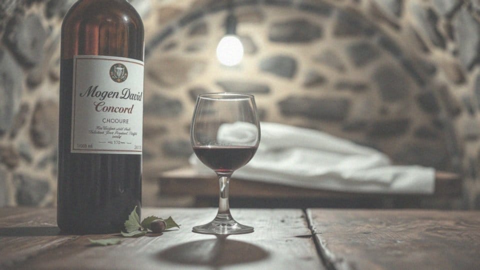 Jak podawać wino Mogen David Concord?
