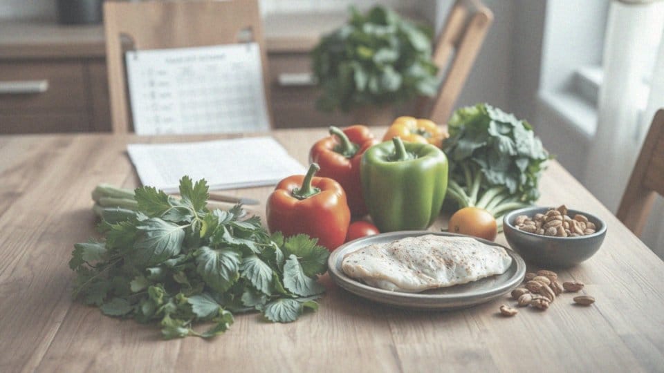 Co zawiera tabela produktów niskowęglodanowych?