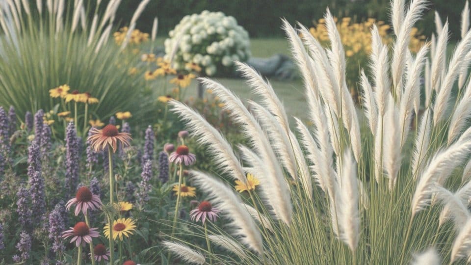 Co posadzić obok trawy pampasowej? Najlepsze rośliny do rabaty