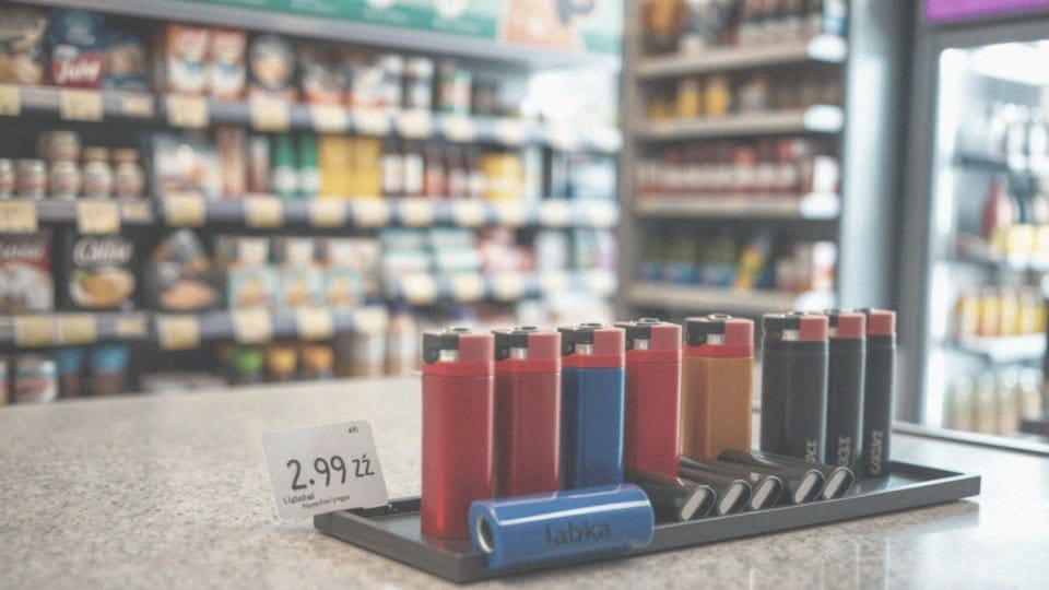 Ile kosztuje zapalniczka w Żabce? Cennik i rodzaje dostępnych modeli