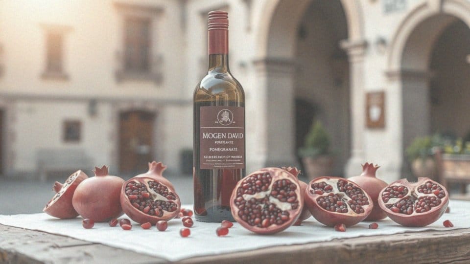Mogen David Pomegranate – koszerne wino o intensywnym smaku granatu