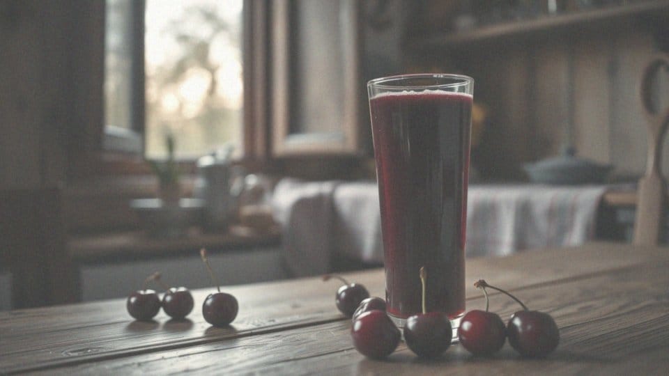 Sok z wiśni na sen – naturalny sposób na lepszy wypoczynek