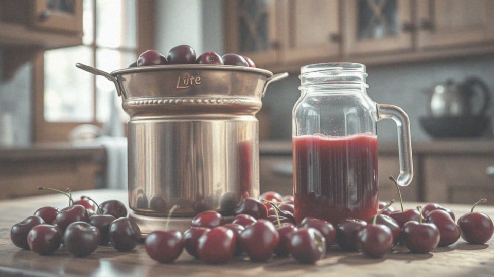 Sok z wiśni z sokownika – jak przygotować zdrowy napój?