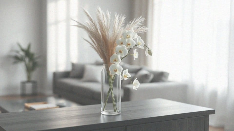 Sztuczne ozdoby do wysokiego wazonu – elegancja i styl w aranżacji